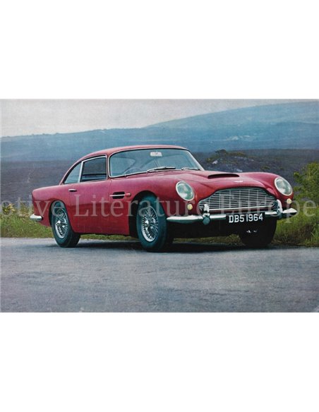 1964 ASTON MARTIN DB5 LEAFLET ENGELS