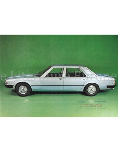 1974 MASERATI QUATTROPORTE II LEAFLET