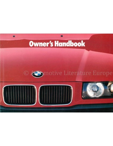 1991 BMW 3 SERIES OWNERS MANUAL ENGLISH