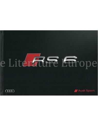 2015 AUDI RS6 AVANT HARDCOVER BROCHURE DUITS