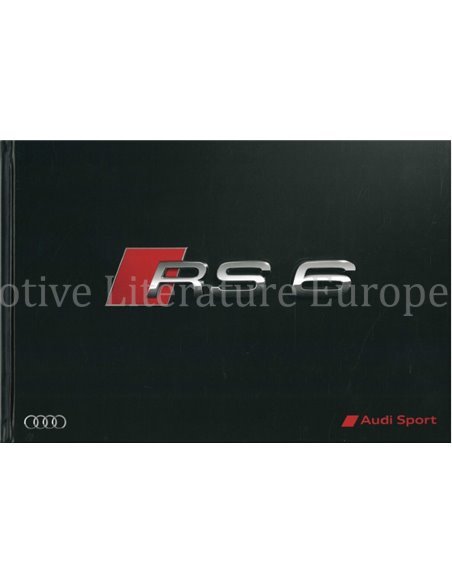 2015 AUDI RS6 AVANT HARDBACK BROCHURE GERMAN