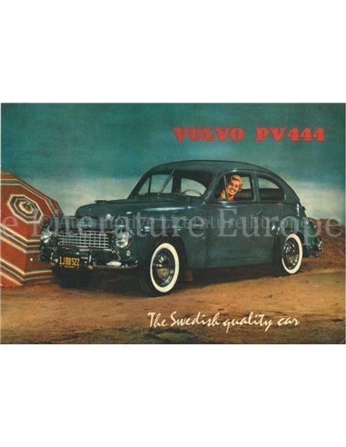 1956 VOLVO PV 444 LEAFLET ENGLISH (US)