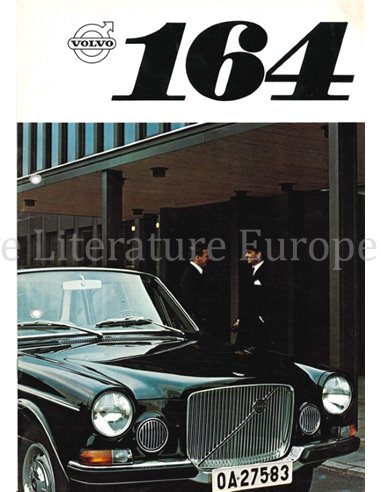 1969 VOLVO 164 BROCHURE GERMAN