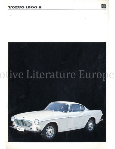 1967 VOLVO 1800 S LEAFLET NEDERLANDS