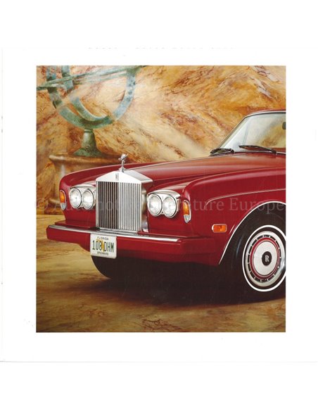 1993 ROLLS ROYCE PROGRAMMA BROCHURE ENGELS