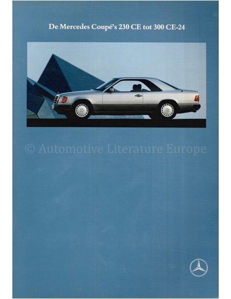 1990 MERCEDES BENZ E KLASSE COUPE BROCHURE NEDERLANDS