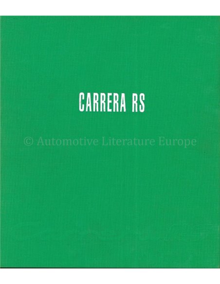 PORSCHE 911 CARRERA RS GREEN BOOK 2673/3000 KONRADSHIEM GRUBER COLLECTOR EDITION