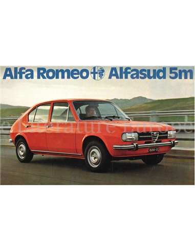 1976 ALFA ROMEO ALFASUD 5M BROCHURE ENGLISH