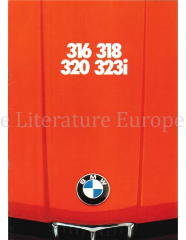 1978 BMW 3 SERIE BROCHURE NEDERLANDS