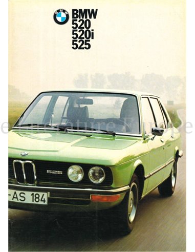 1973 BMW 5 SERIES BROCHURE DUTCH