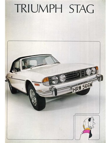 1966 TRIUMPH STAG PROSPEKT ENGLISCH 