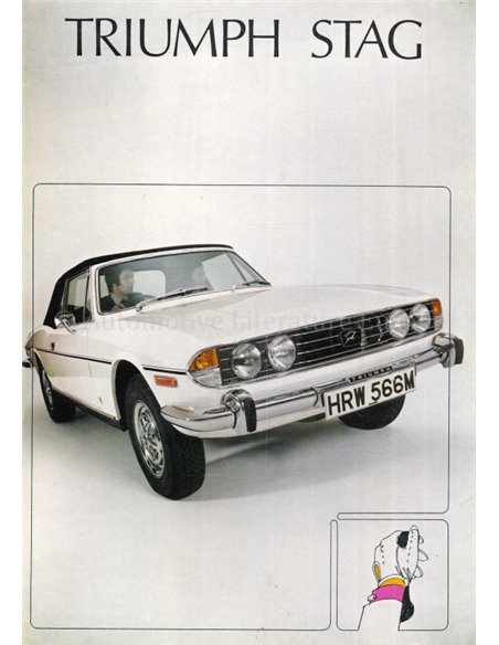 1974 TRIUMPH STAG BROCHURE ENGELS 