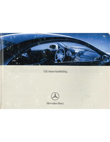 2000 MERCEDES BENZ CLK KLASSE BETRIEBSANLEITUNG NIEDERLÄNDISCH