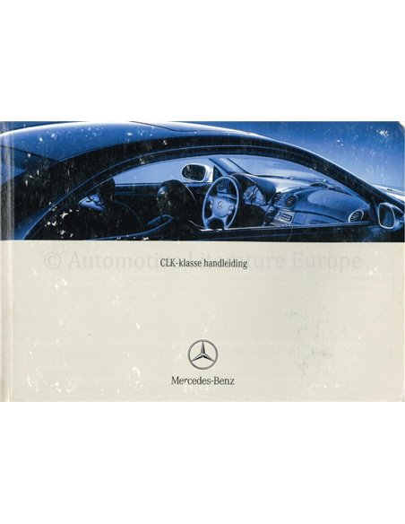 2000 MERCEDES BENZ CLK KLASSE BETRIEBSANLEITUNG NIEDERLÄNDISCH