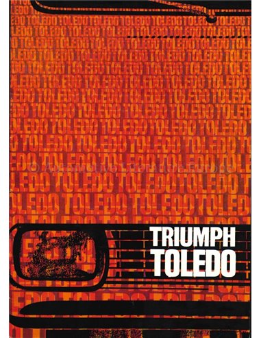 1971 TRIUMPH TOLEDO BROCHURE DUTCH