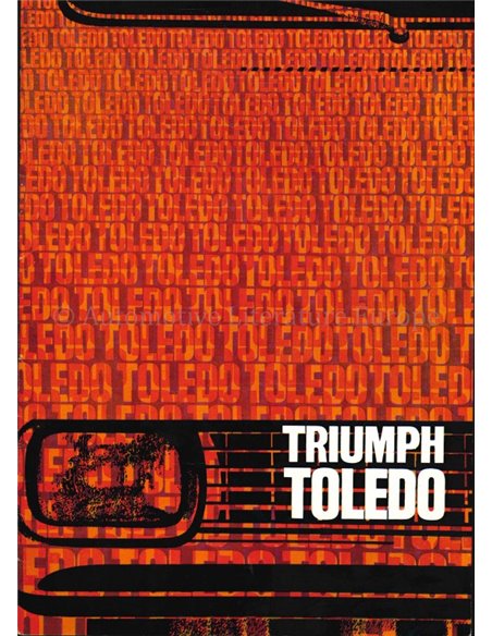 1971 TRIUMPH TOLEDO BROCHURE DUTCH