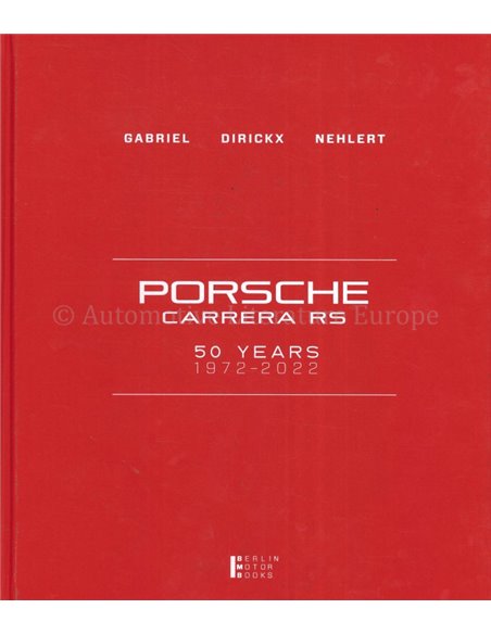 PORSCHE CARRERA RS 50 YEARS 1972-2022 (GELIMITEERD 443/500)