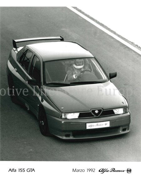 1992 ALFA ROMEO 155 GTA PRESS PHOTO