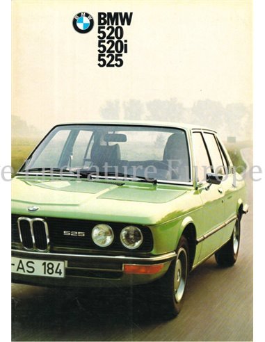 1973 BMW 5 SERIES BROCHURE GERMAN