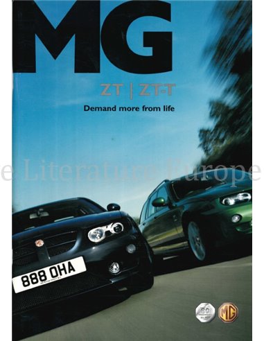 2004 MG ZT BROCHURE ENGLISH