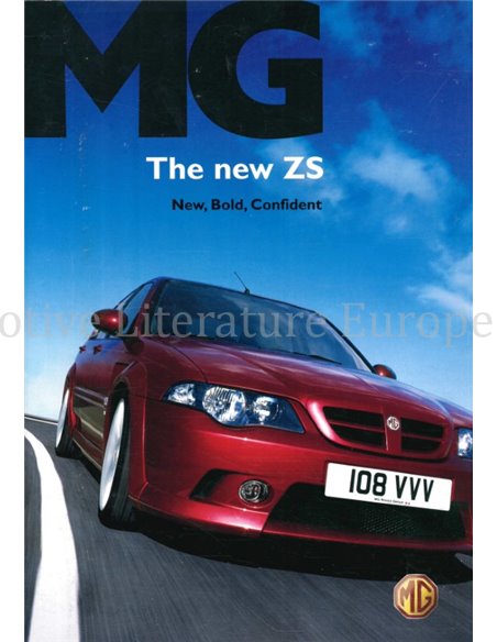 2005 MG ZS PROSPEKT ENGLISCH