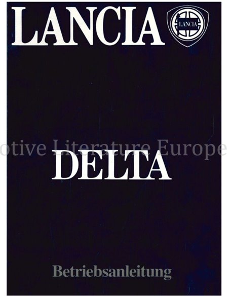 1983 LANCIA DELTA OWNERS MANUAL GERMAN