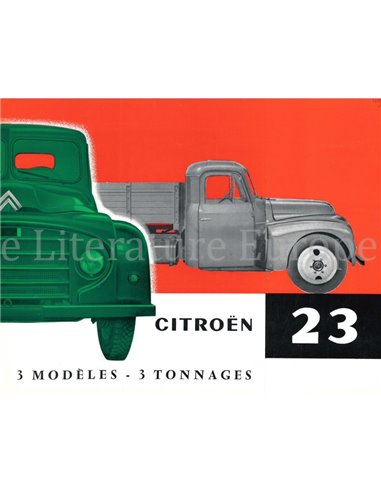 1959 CITROEN 23 RANGE BROCHURE FRENCH