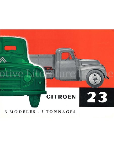 1959 CITROEN 23 PROGRAMMA BROCHURE FRANS