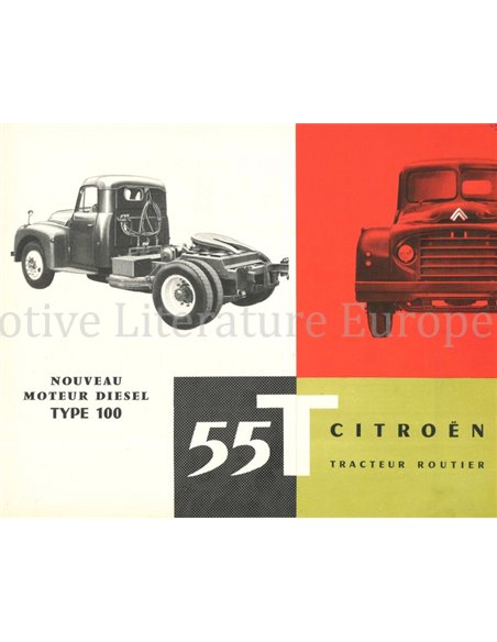 1959 CITROEN 55T BROCHURE FRANS