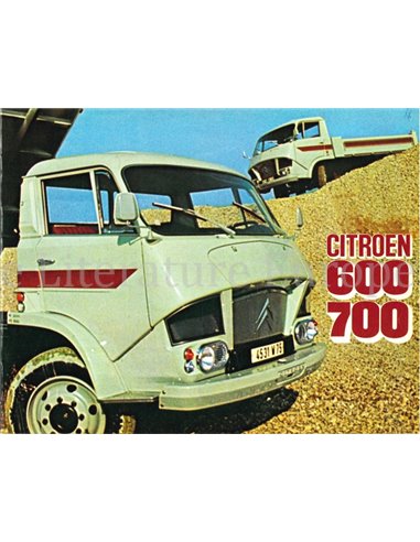 1966 CITROEN 600 700 BROCHURE FRANS