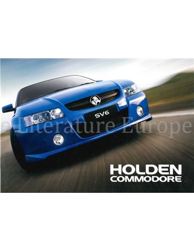 2005 HOLDEN COMMODORE BROCHURE ENGLISH