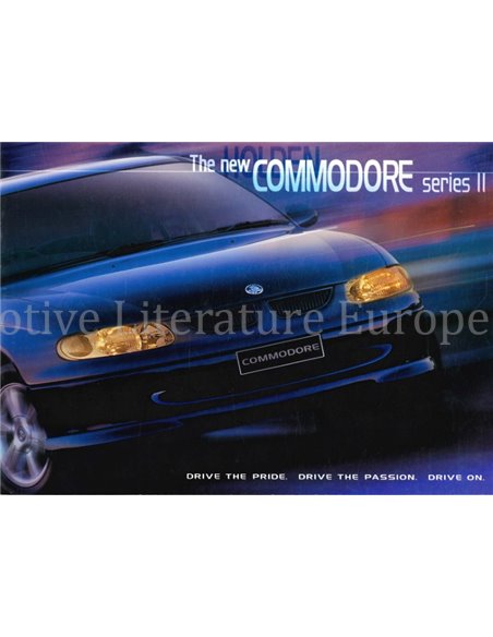 2002 HOLDEN COMMODORE SERIES II PROSPEKT ENGLISCH