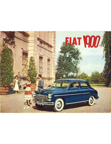 1953 FIAT 1900 BROCHURE FRANS