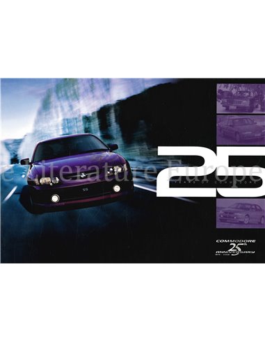 2003 HOLDEN 25 YEARS OF COMMODORE BROCHURE ENGELS