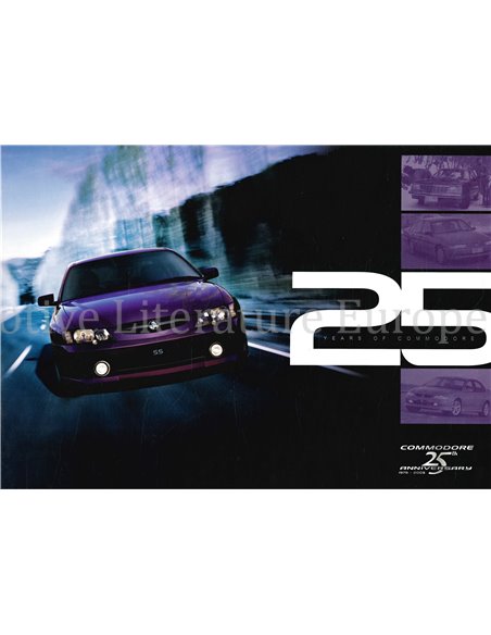 2003 HOLDEN 25 YEARS OF COMMODORE BROCHURE ENGELS