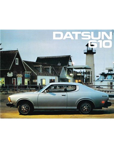 1976 DATSUN 610 PROSPEKT ENGLISCH