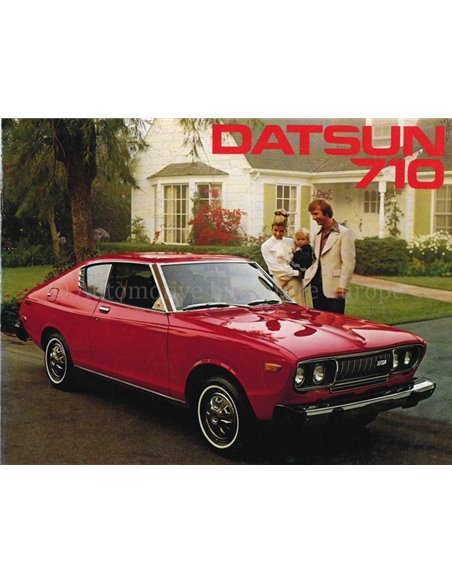 1976 DATSUN 710 PROSPEKT ENGLISCH