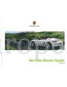 2010 PORSCHE BOXSTER SPYDER HARDBACK BROCHURE GERMAN