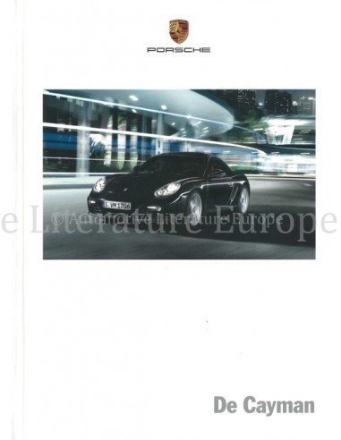 2012 PORSCHE CAYMAN S HARDCOVER BROCHURE FRANS