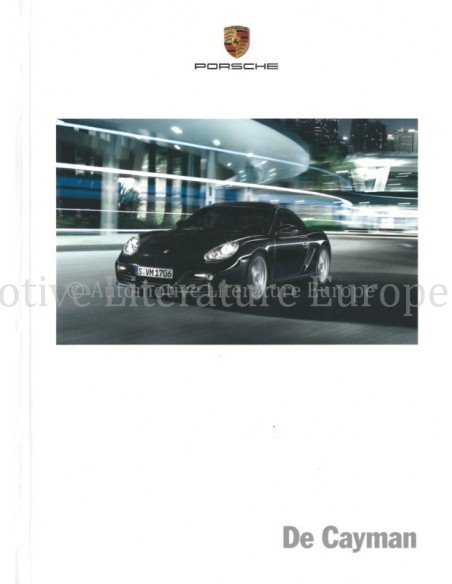 2012 PORSCHE CAYMAN S HARDBACK BROCHURE FRENCH