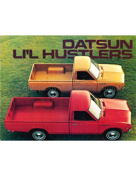 1976 DATSUN PICKUP PROSPEKT ENGLISCH