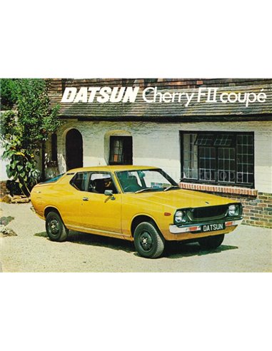 1977 DATSUN CHERRY FII DATENBLATT ENGLISCH