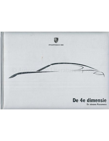 2009 PORSCHE PANAMERA HARDCOVER PROSPEKT NIEDERLÄNDISCH