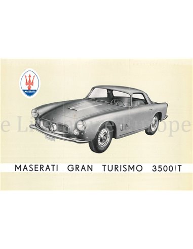 1957 MASERATI 3500 GT DATENBLATT