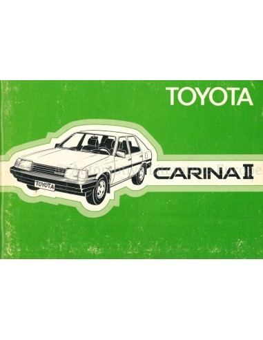 1984 TOYOTA CARINA II OWNERS MANUAL DUTCH