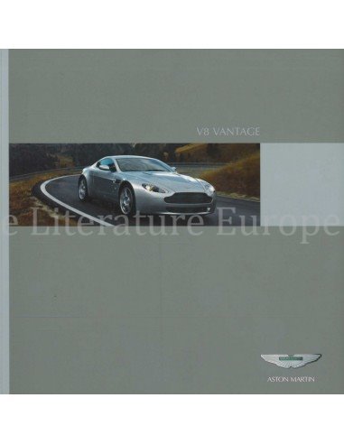 2008 ASTON MARTIN V8 VANTAGE BROCHURE DUITS