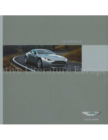 2008 ASTON MARTIN V8 VANTAGE BROCHURE DUITS