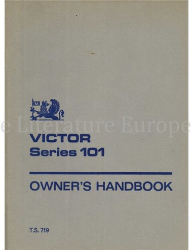 1964 VAUXHALL VICTOR OWNERS MANUAL ENGLISH