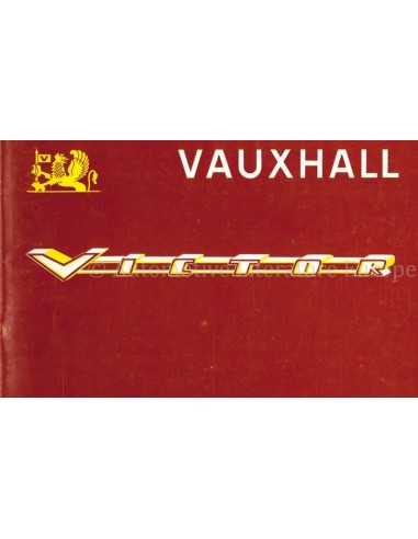 1961 VAUXHALL VICTOR OWNERS MANUAL FRENCH