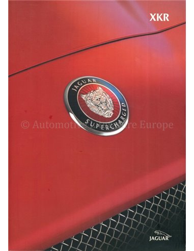 1998 JAGUAR XKR PRESSKIT ENGLISH